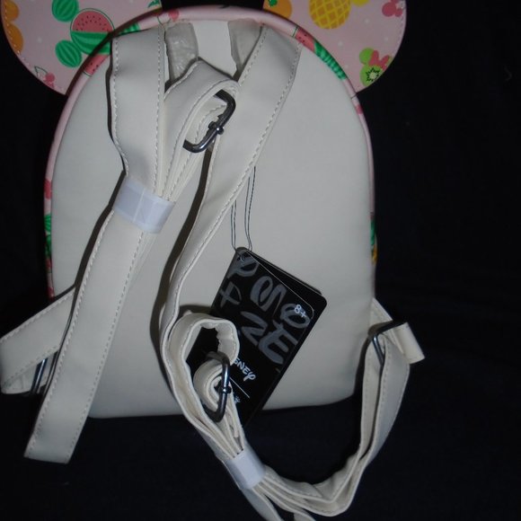 Loungefly Disney Mickey Mouse Mini Backpack Summer Fruit Pattern with Ears